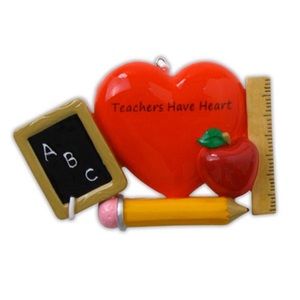 Teacher Apple Personalized Ornament